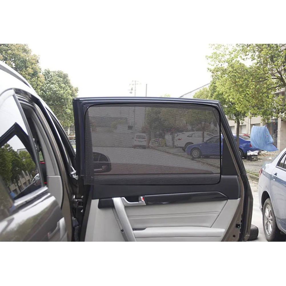 Magnetic Car Sun Shade UV Protection Car Curtain Side Window Sunshade Cover Mesh Sun Visor Car Accessories