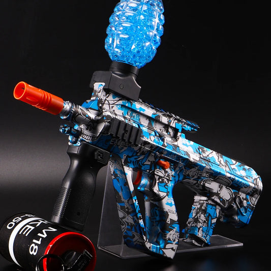 AUG Electric Gel Ball Blaster, Splatter Ball Blaster with 20,000 Eco-Friendly Water Beads,Automatic Splat Ball Blaster Outdoor