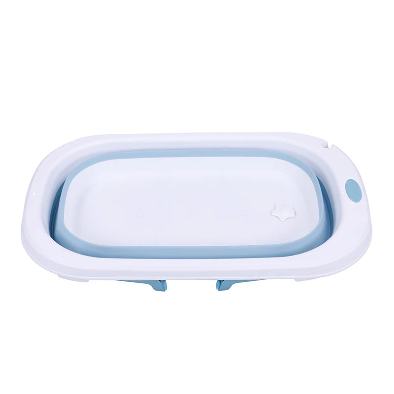 Foldable Baby Take a Bath Bathtub Non-Slip Foot Bath Bucket Folding Portable Pet Dog Cat Bathtub Bathroom Laundry Basket