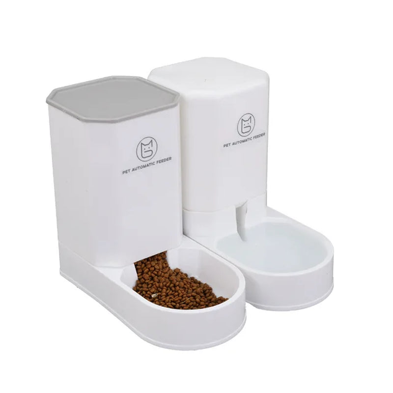 2 Pieces/Set Cat Feeding Bowls for Dog Automatic Feeders Dog Water Dispenser Fountain Bottle for Cat Bowl Feeding and Drinkingwf