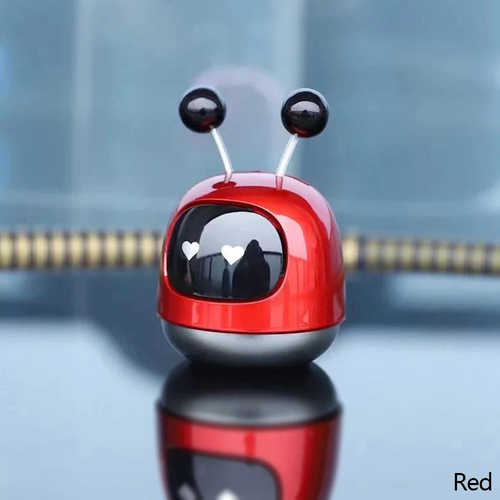 Cute Robot Car Diffuser Air Vent Cleaner Car Perfume Air Freshener Robot Interior Accessories Solid Fragrance Car Ornament Decor