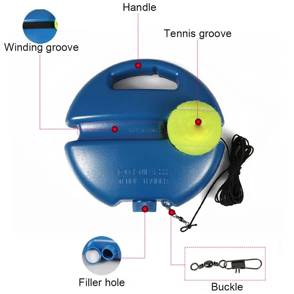 Tennis Trainer Training Primary Tool Exercise Tennis Ball Self-Study Rebound Ball