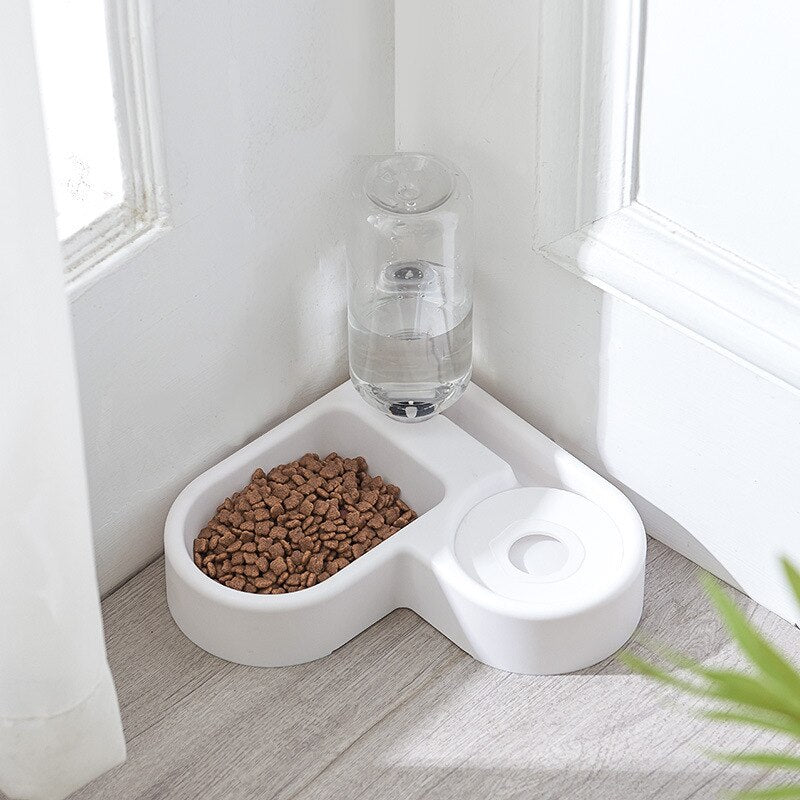 2 Pieces/Set Cat Feeding Bowls for Dog Automatic Feeders Dog Water Dispenser Fountain Bottle for Cat Bowl Feeding and Drinkingwf